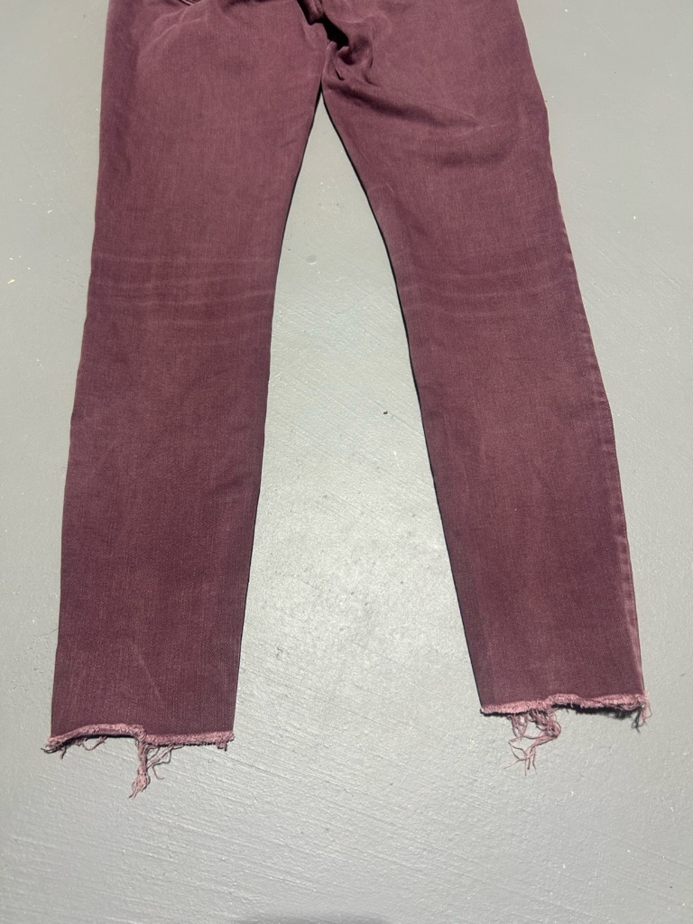 Abercrombie & Fitch Harper Super Skinny Plum / Burgundy Jeans (Women’s Size 6) - Picture 10 of 12